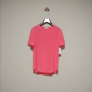 Equipment Riley washed-silk top Short Sleeve Tee